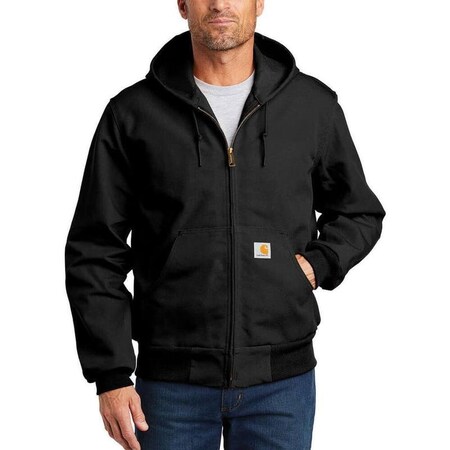 Carhartt Loose Fit Firm Duck Thermal-Lined Active Jac, Black